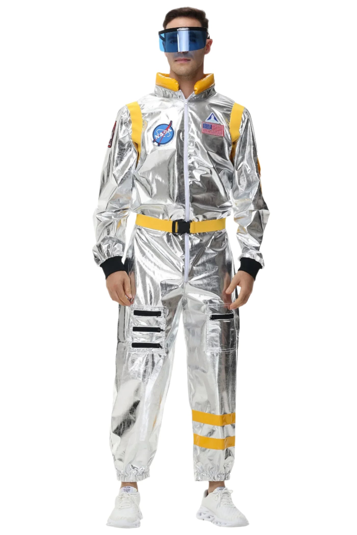 Kostium Astronauty Metaliczny dla Dorosłych | Strój na Halloween