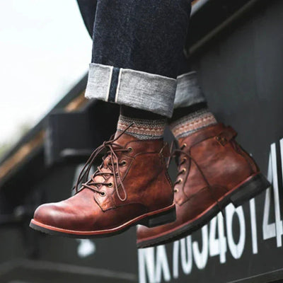 Wysokie Buty Męskie | Trwałe Stylowe Obuwie