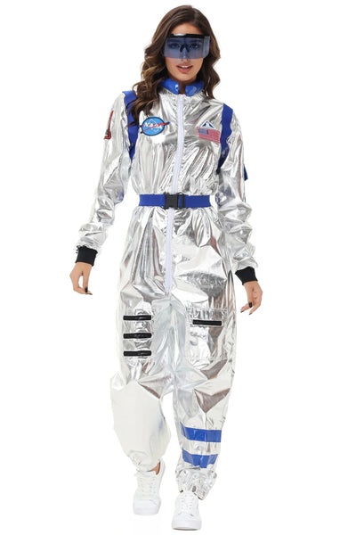 Kostium Astronauty Metaliczny dla Dorosłych | Strój na Halloween
