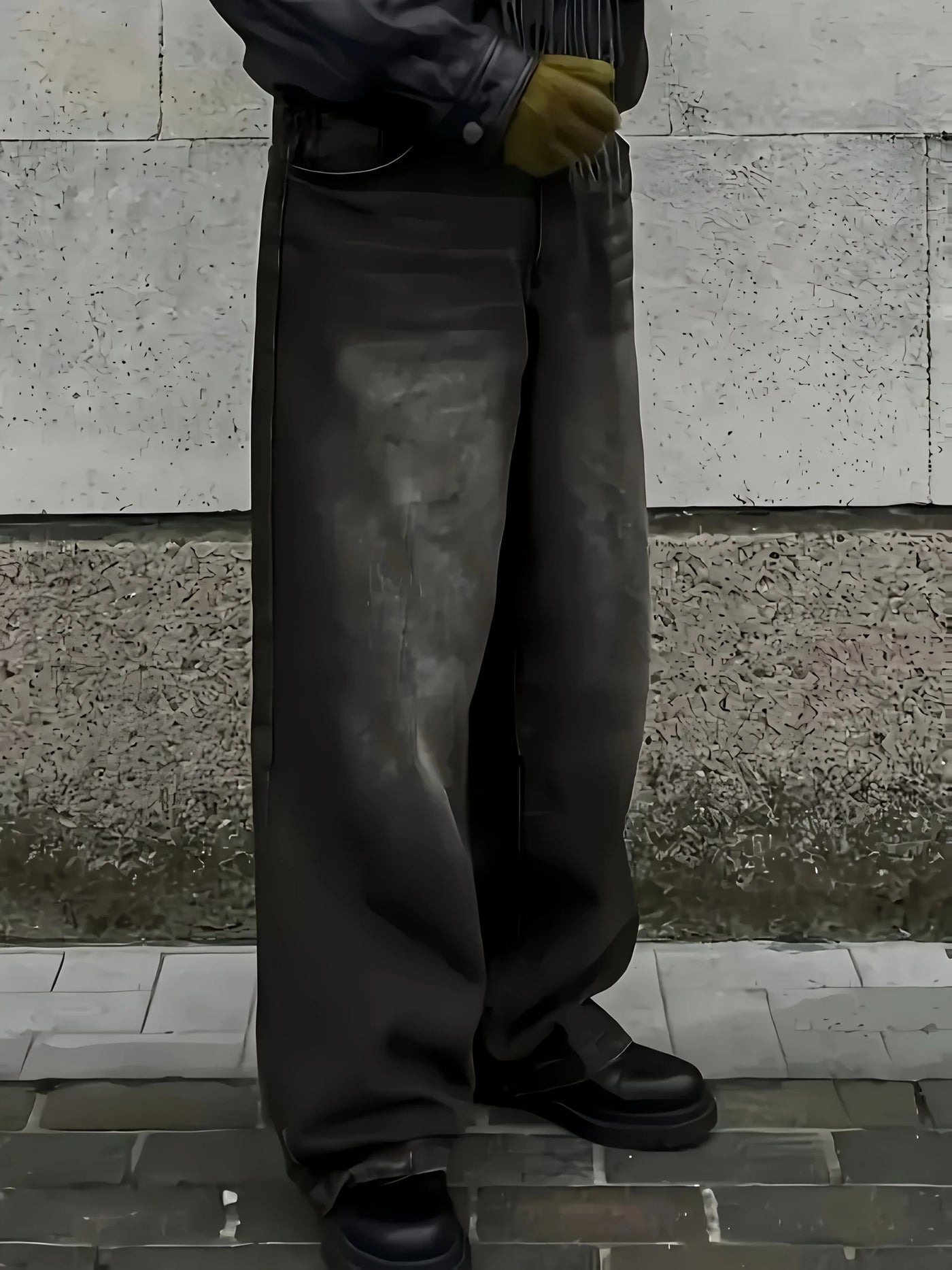 Męskie Jeansy Streetwear Baggy | Luźny Krój