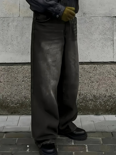 Męskie Jeansy Streetwear Baggy | Luźny Krój
