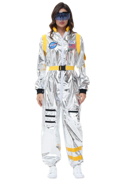 Kostium Astronauty Metaliczny dla Dorosłych | Strój na Halloween