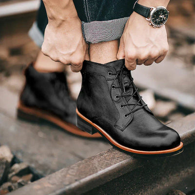 Wysokie Buty Męskie | Trwałe Stylowe Obuwie
