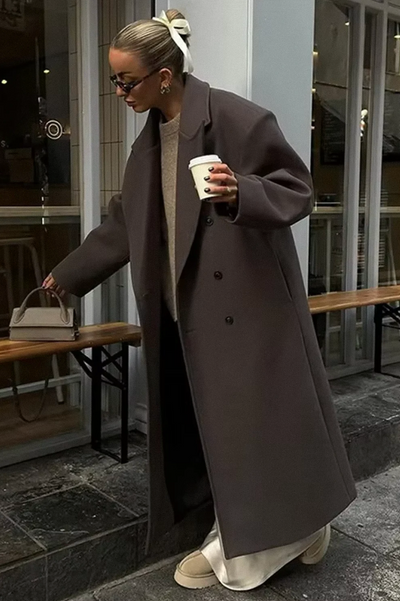 Elegancki Luźny Płaszcz Damski | Lekka Kurtka Wiosenna
