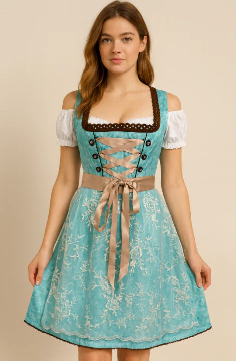 Damski Elegancki Strój Oktoberfest | Sukienka Tradycyjna