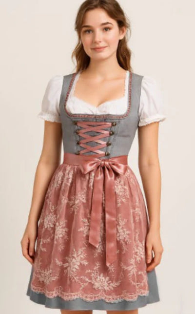 Damski Elegancki Strój Oktoberfest | Sukienka Tradycyjna