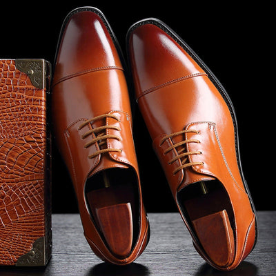 Męskie Klasyczne Buty Ślubne Brogsy | Eleganckie