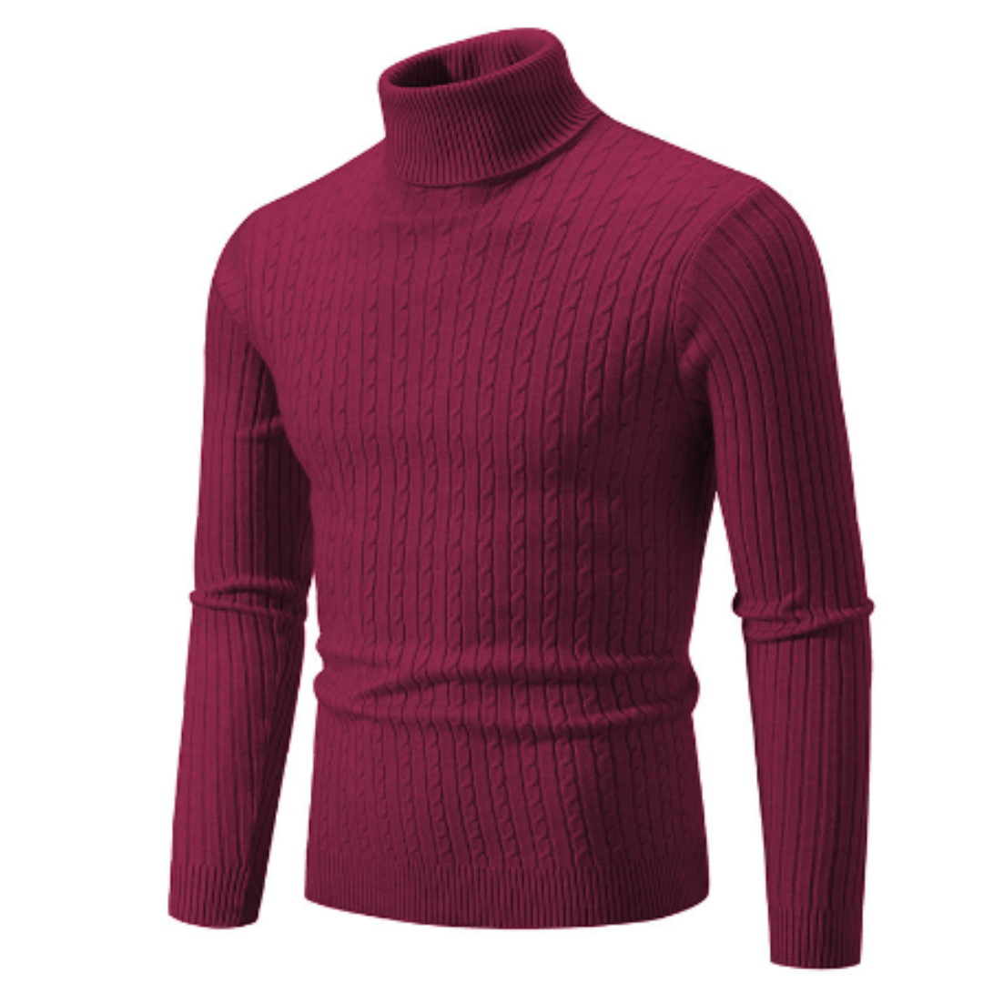 Męski Golf Sweter | Ciepła Zimowa Dzianina dla Mężczyzn