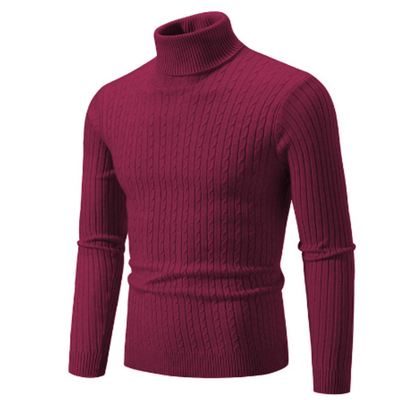 Męski Golf Sweter | Ciepła Zimowa Dzianina dla Mężczyzn