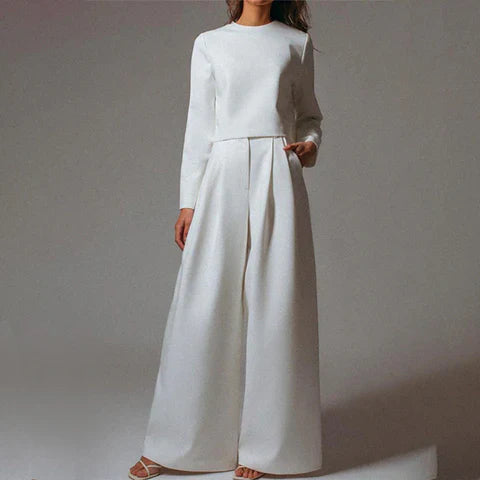 Damski Elegancki Komplet Dwuczęściowy | Nowoczesny Styl