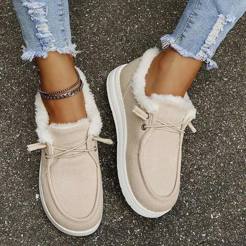 Damskie Buty Wsuwane | Ciepły Zimowy Komfort