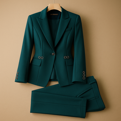 Kobiecy Garnitur z Marynarką i Spodniami | Elegancki Zestaw