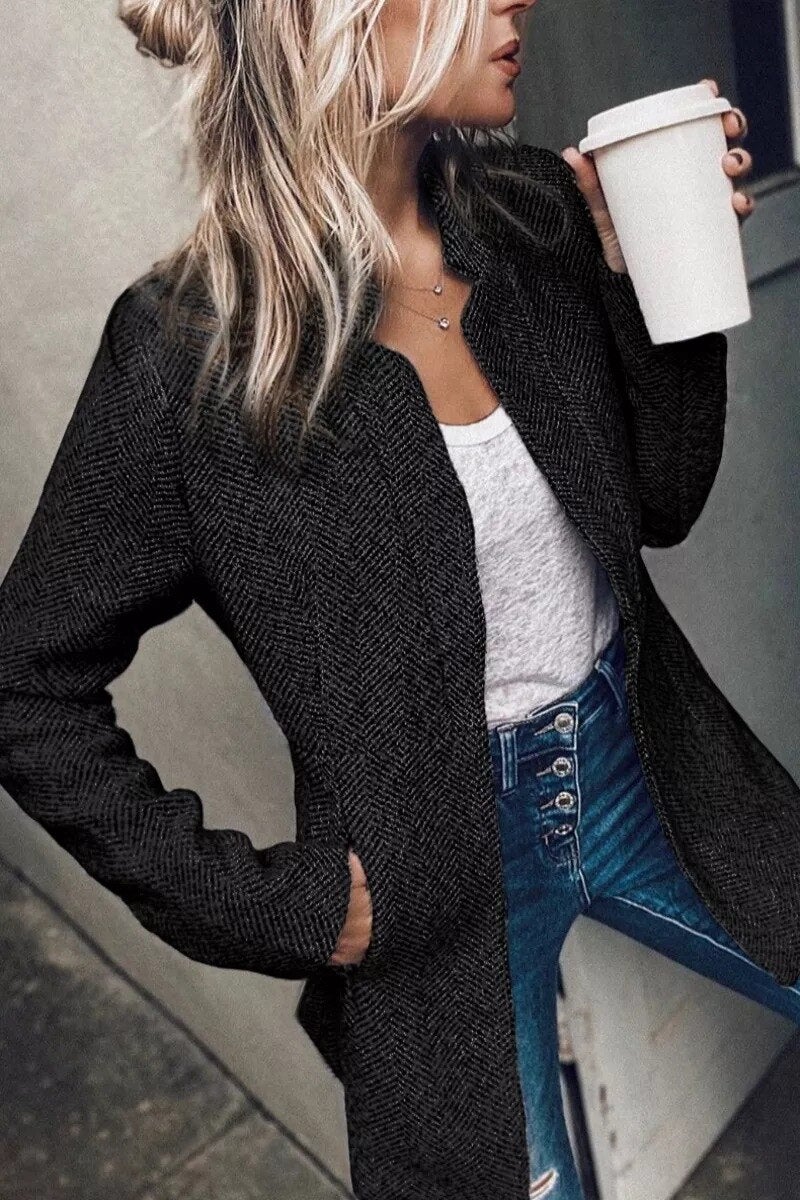 Elegancka Kurtka Damska | Stylowe Okrycie, Nowoczesny Krój