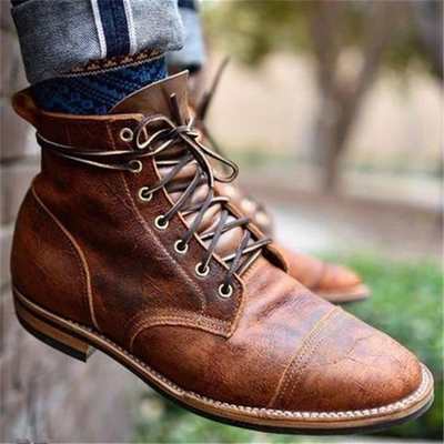 Męskie skórzane buty | stylowe i trwałe