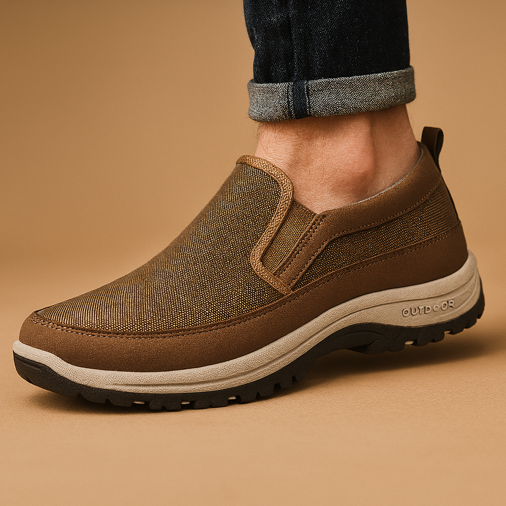 Wygodne Męskie Mokasyny | Oddychające Buty Wsuwane