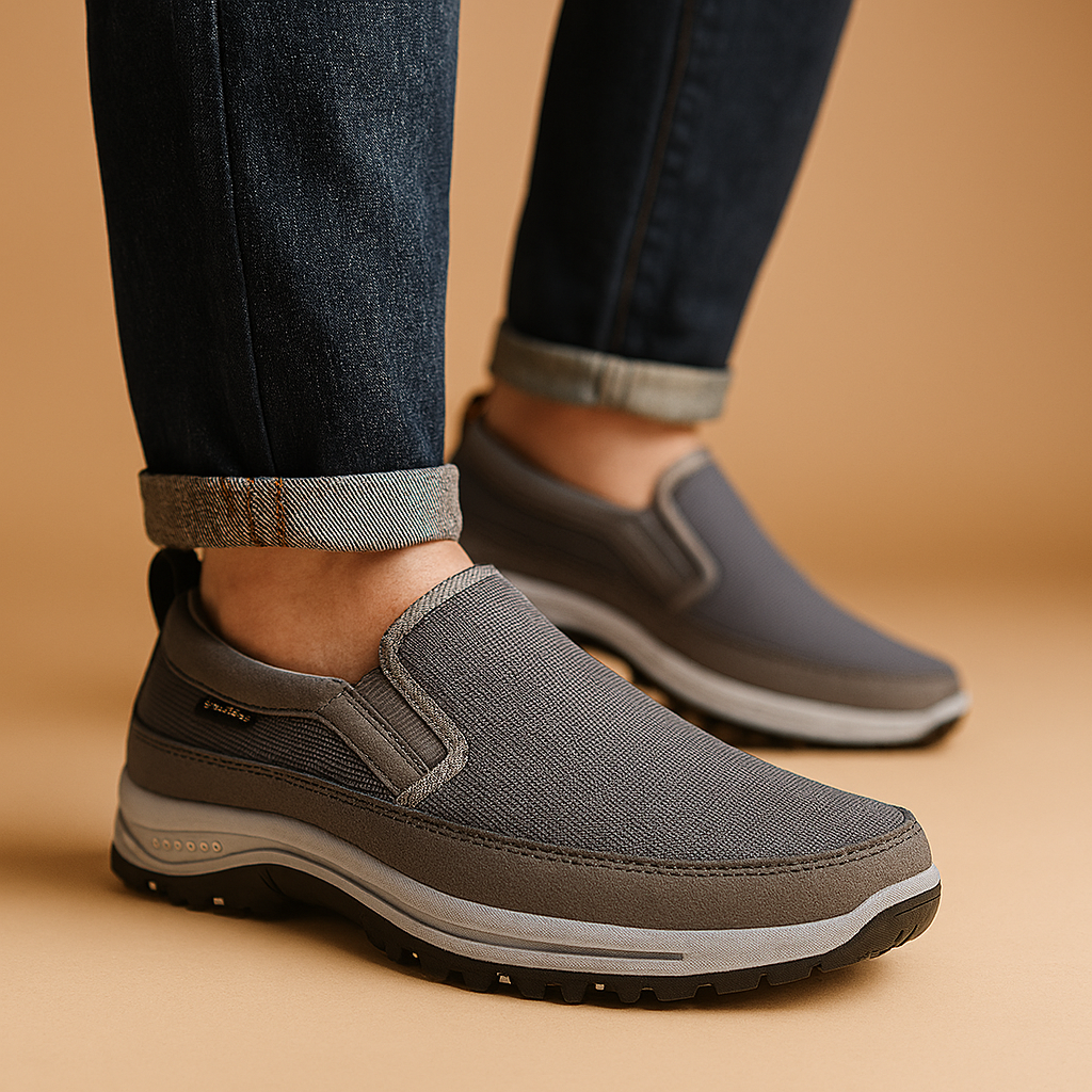 Wygodne Męskie Mokasyny | Oddychające Buty Wsuwane