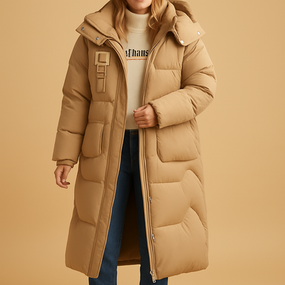 Kurtka Zimowa | Elegancki Dopasowany Styl