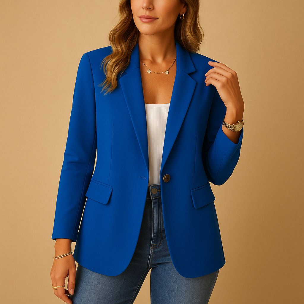 Damska Marynarka Taliowana | Elegancka Marynarka Klasyczna