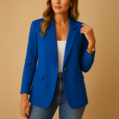 Damska Marynarka Taliowana | Elegancka Marynarka Klasyczna
