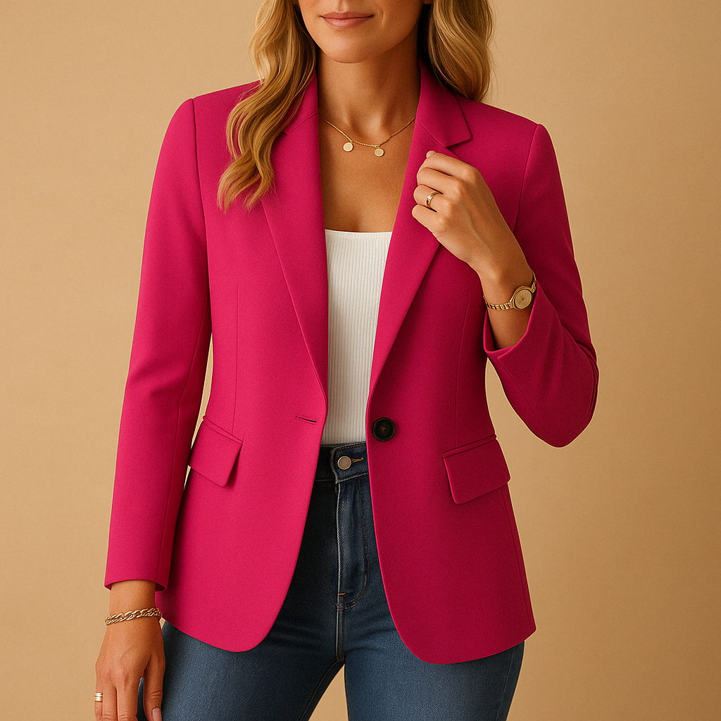 Damska Marynarka Taliowana | Elegancka Marynarka Klasyczna