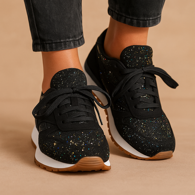 Damskie Błyszczące Sneakersy z Cekinami | Stylowe Buty z Połyskiem