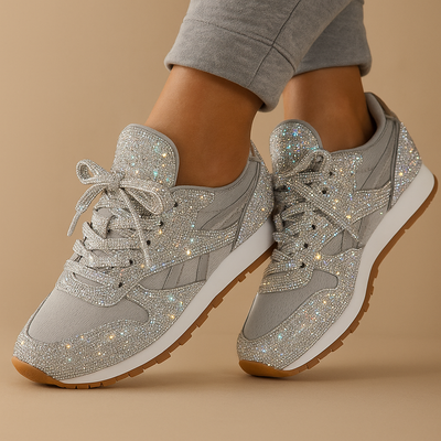 Damskie Błyszczące Sneakersy z Cekinami | Stylowe Buty z Połyskiem