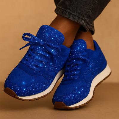 Damskie Błyszczące Sneakersy z Cekinami | Stylowe Buty z Połyskiem