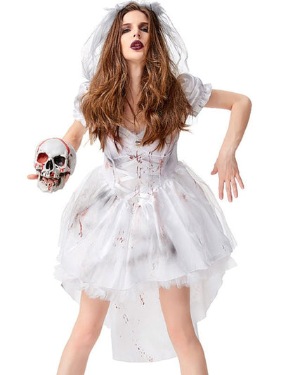 Kostium Gotyckiej Panny Młodej Wampirzycy dla Kobiet | Halloween