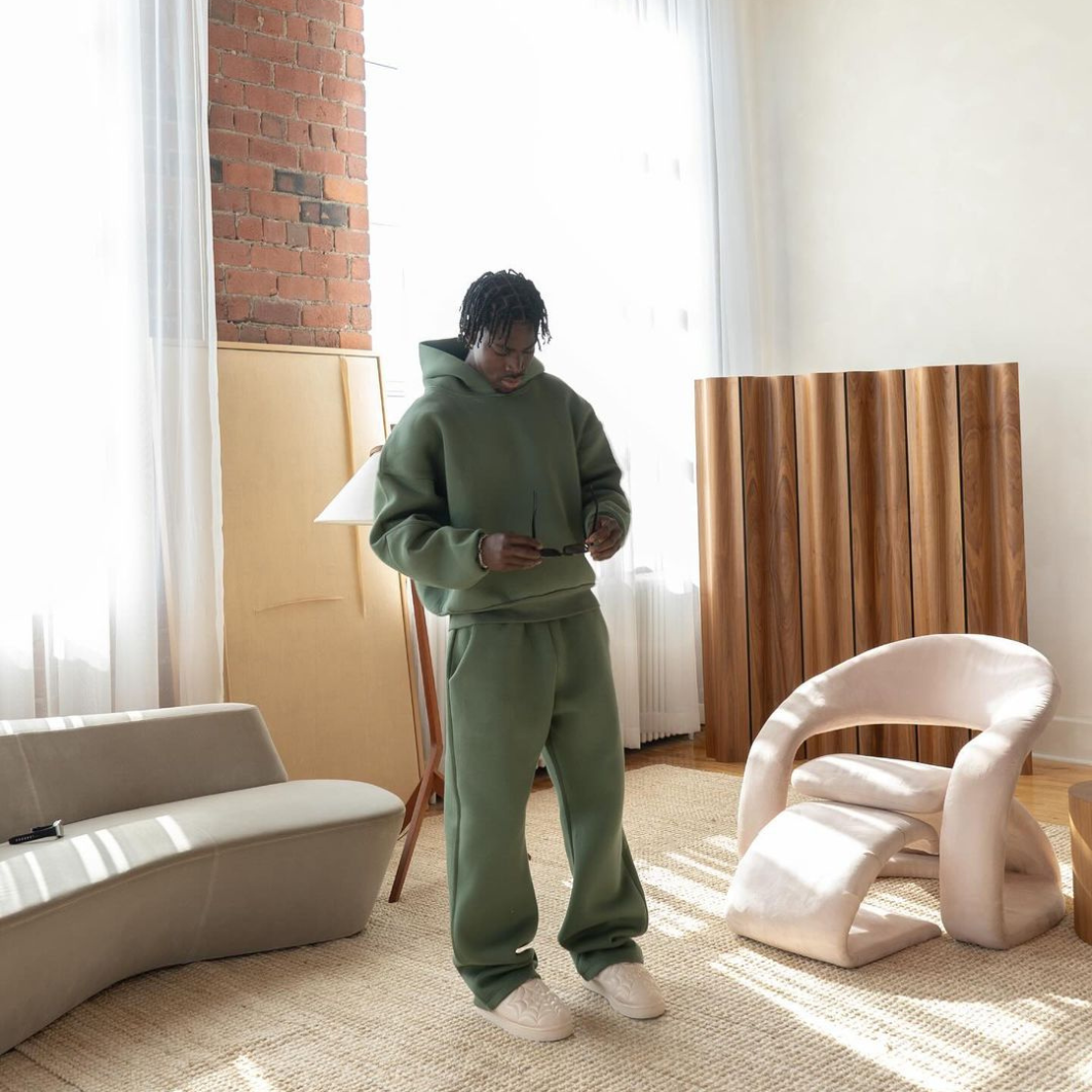 Zestaw Męski | Nowoczesny Luźny Krój