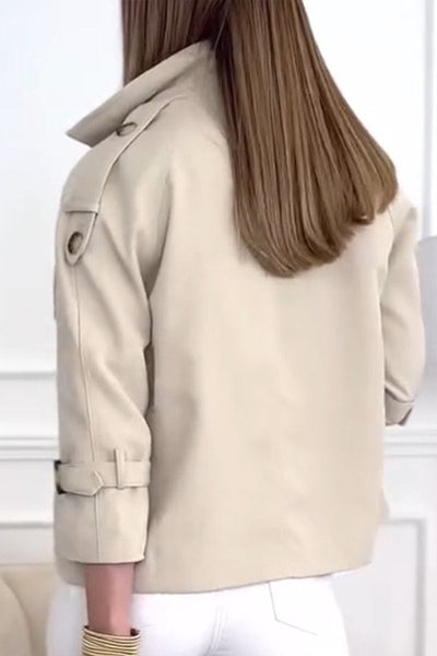 Damski Trencz | Krótki Klasyczny Krój