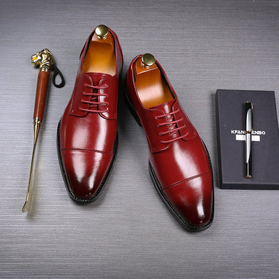 Męskie Klasyczne Buty Ślubne Brogsy | Eleganckie