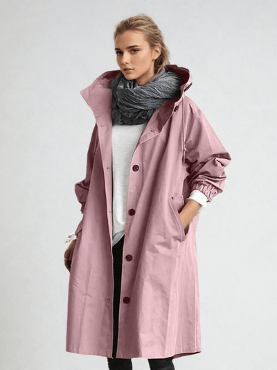 Elegancki Płaszcz Damski | Klasyczny Wodoodporny Płaszcz