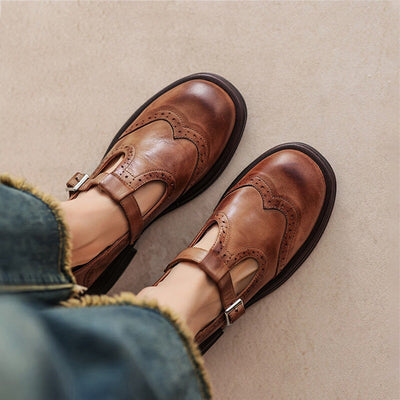 Eleganckie Buty Mary Jane Damskie | Klasyczne Z Paskiem