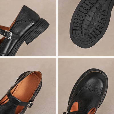 Eleganckie Buty Mary Jane Damskie | Klasyczne Z Paskiem