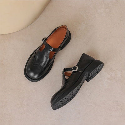 Eleganckie Buty Mary Jane Damskie | Klasyczne Z Paskiem