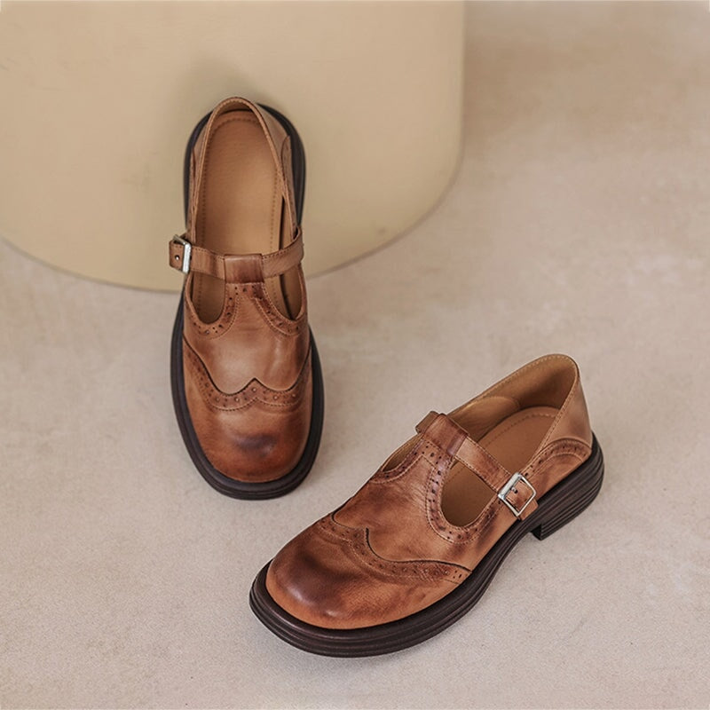 Eleganckie Buty Mary Jane Damskie | Klasyczne Z Paskiem