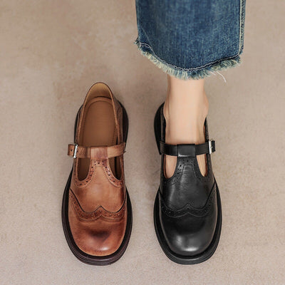 Eleganckie Buty Mary Jane Damskie | Klasyczne Z Paskiem