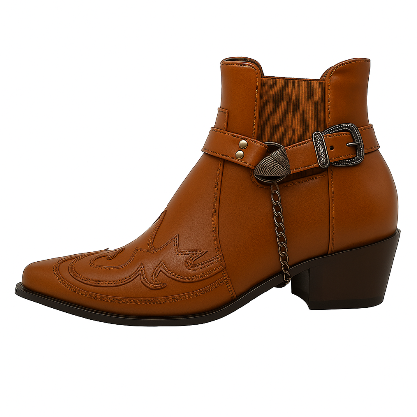 Buty kowbojskie męskie | kostka