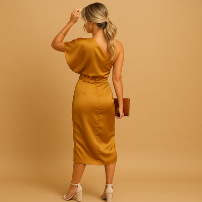 Elegancka Sukienka Damska | Dopasowana Sukienka Wieczorowa